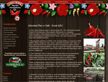 Tablet Screenshot of chili-trade.hu